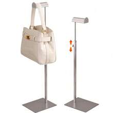 Stainless Steel Handbag Display Rack, Upgraded Adjustable Round Inner Bar, Gold/Silver Color Options, Multi-Functional Display For Bags / Hats / Jewelry, Suitable For Home / Boutique, Rust-Proof And Durable, Easy To Install. - multicolor - View 7