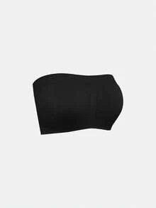 SHAPORA Conjunto De 5 Piezas De Sujetador De Tubo De Color Sólido Para Mujer - Multicolor - Ver 3