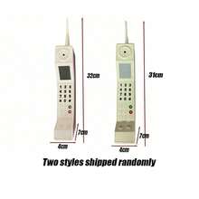 Joivida 1Pc Vintage Telephone Brick Phone Simulation Model – Chinese-Style Costume Prop For Stage & Window Decor - Multicolor - View 10