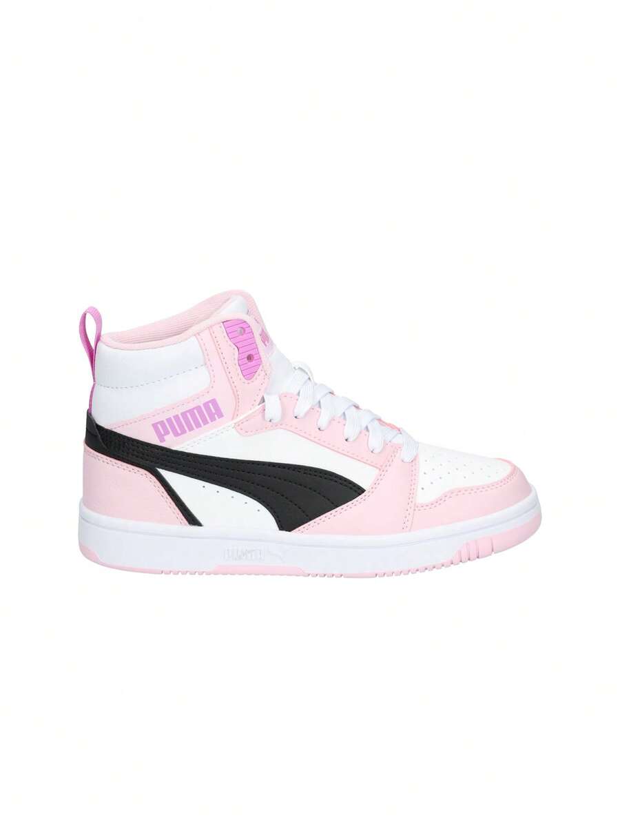 Puma EVOLVE Kids' Sneakers Retro Comfortable Versatile Training Travel Running White 393831-43 - Rosa - Visualizzare 1