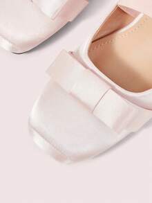 CUCCOO DOLLMOD Summer Big Bow Decoration, Sweet Style Sandals Shopping Date - Pink - View 3