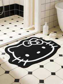 HELLO KITTY AND FRIENDS | SHEIN 1 Buah Karpet Dekoratif LOGO - Menyerap Air - hellokitty - View 8