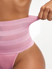 SHAPORA Women's 2pcs High Waist Hollow Out Comfortable Shaping Bottoms - Multicolor - View 5