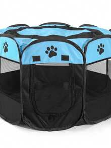 1PC Portable Foldable Pet Tent Kennel Octagonal Fence Puppy Shelter Easy To Use Outdoor Easy Operation Large Dog Cages Cat Fences - Multicolor - View 10