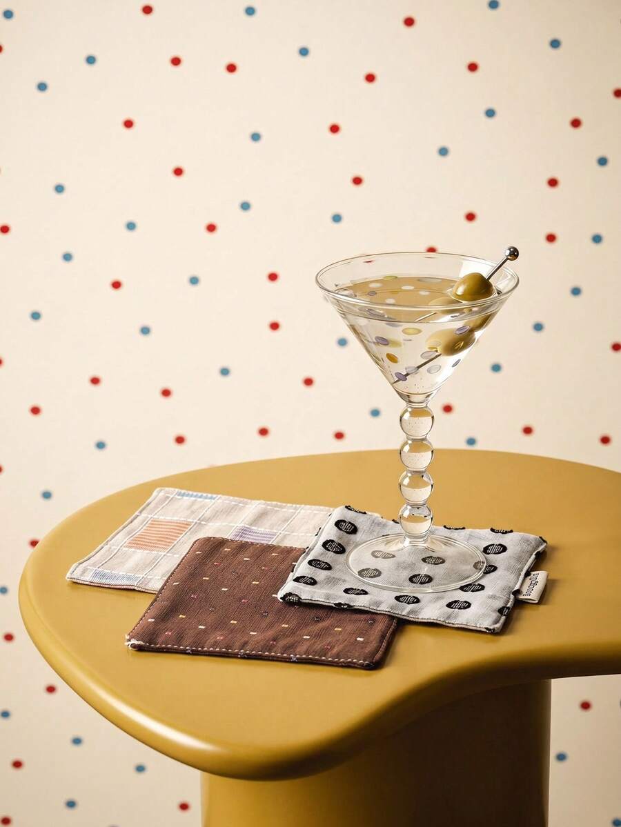 Joivida Japanese Style Small Fresh Retro Coaster, Heat-Resistant Table Mat, Heat-Insulating Anti Slip Mat, Coffee/Tea/Beverage Coaster, Home Kitchen And Dining Table Decoration, Atmosphere Desktop Decoration, Holiday Birthday Gift - Multicolor - View 1