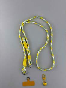 Upgraded Adjustable Length Braided Rope Phone Lanyard, Crossbody Style, Outdoor Travel Anti-Loss Lanyard, Cute Handmade Braided Phone Case Lanyard - Multicolor - View 6
