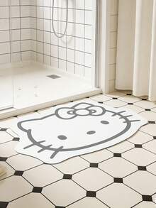 HELLO KITTY AND FRIENDS | SHEIN 1 Buah Karpet Dekoratif LOGO - Menyerap Air - hellokitty - View 9