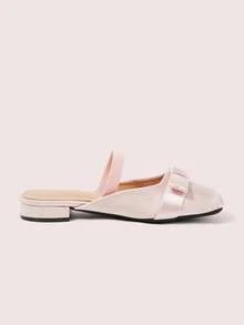 CUCCOO DOLLMOD Summer Big Bow Decoration, Sweet Style Sandals Shopping Date - Pink - View 5