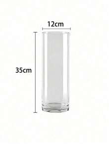 Acrylic Transparent Cylinder Vase Set, Tall Floor VasesUnbreakable Plastic Vases, Suitable For Living Room,Desk, Wedding Centerpiece Flower BouquetDecoration In Different Sizes - transparent - View 22