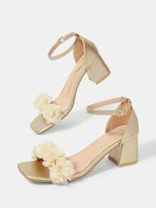 CUCCOO HITCHD Women's High Heel Sandals Summer - Gold - View 12