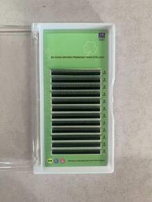 1PC Glamlash 12Rows C/D/L/LU/M W Shape Eyelash Extension 0.07mm 3D Premade Volume Fan Lashes W Style Lashes Faux Mink Volume Lashes Natural Eyelash Lash Clusters, Eyelash Clusters, Individual Eyelashes, Lashes, Fake Lashes - Black - View 9