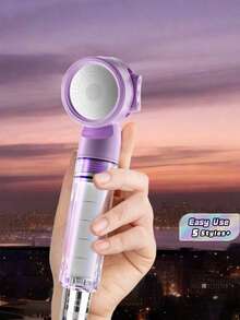 Vòi sen cầm tay mini lọc nước áp lực cao, vòi sen lọc nước cầm tay với lõi lọc thay thế được, khớp nối phổ biến cho du lịch & công tác - Nhiều màu - Xem 1