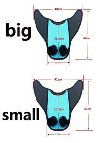 1pc Mermaid Swim Tail, Suitable For Teenagers, Water Sports Swimming Snorkeling Fins, Beach Essential, Swimming Pool Floating Equipment - Multicolor - View 7