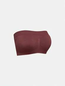 SHAPORA Conjunto De 5 Piezas De Sujetador De Tubo De Color Sólido Para Mujer - Multicolor - Ver 11