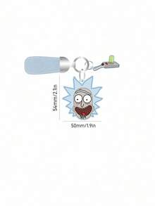 Rick and Morty X SHEIN Key Cover - Light blue - View 5