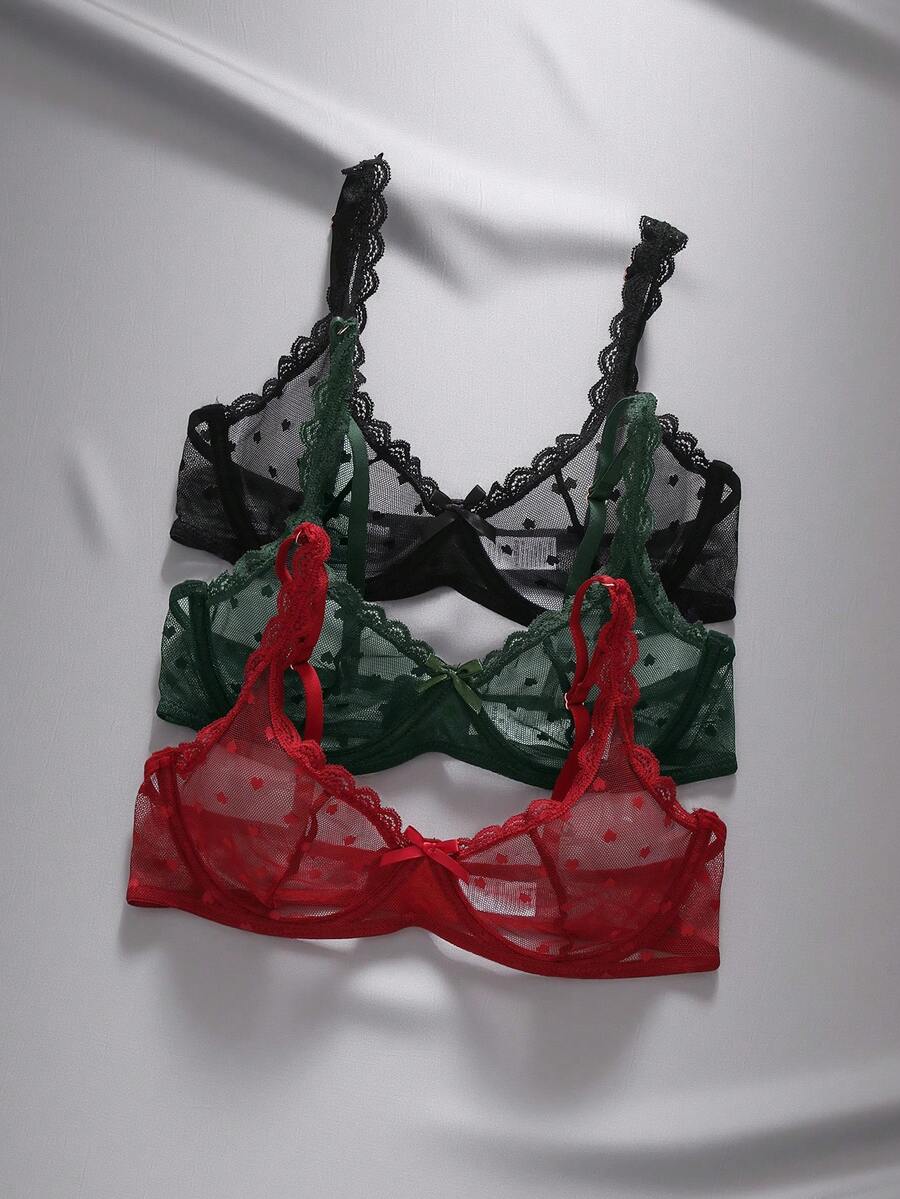 EmpressEnvy Bra Wanita Tali Tipis dengan Desain Sederhana dan Warna Polos yang Memberikan Efek Mengangkat dan Mengencangkan - MultiWarna - View 1
