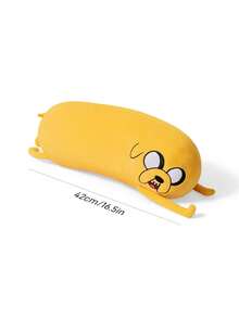 ADVENTURE TIME X SHEIN قطعة واحدة دمية كرتونية محشوة، مصنوعة من مادة ناعمة مع تطريز رائع، يمكن وضعها على الأريكة أو في السيارة للديكور، مناسبة كهدية - متعدد الألوان - مشاهدة 4