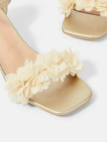 CUCCOO HITCHD Women's High Heel Sandals Summer - Gold - View 10