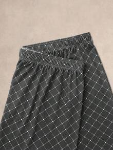 EverLounge Men's Boxers Shorts All‑Over Rhombus Polka Dot Pattern Lounge Wear, Relaxed Daily Intimate Bottoms - Multicolor - View 3