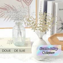 60 Stücke Mini Perlen-Perlen-Sprays – Kleine Kranz-Perlen, Brautstrauß-Perlen, Party-Dekoration Perlenstränge – Für DIY Blumenarrangements, Hochzeitsfeiern und Heimdekoration Bastelarbeiten - Verschiedenfarbig - Übersicht 1