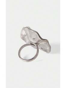 Noxbound Retro Geometric Metal Asymmetric Sunflower Ring Light Luxury Vacation Style Fashion Personalized Elegant Ring - Multicolor - View 6