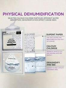 20 Pcs Large Capacity Dehumidification Bags, Reusable Power-Free Moisture Absorber Bags, Efficient Damp Absorbing Packs For Wardrobe, Closet, Bedroom, Bathroom, Basement, RV, Storage Box, Ideal For Humid Weather, Clothes & Shoes Moisture Removal - Multicolor - View 8