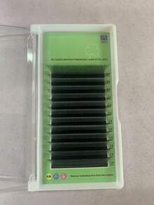 1PC Glamlash 12Rows C/D/L/LU/M W Shape Eyelash Extension 0.07mm 3D Premade Volume Fan Lashes W Style Lashes Faux Mink Volume Lashes Natural Eyelash Lash Clusters, Eyelash Clusters, Individual Eyelashes, Lashes, Fake Lashes - Black - View 29