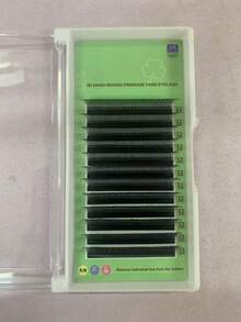 1PC Glamlash 12Rows C/D/L/LU/M W Shape Eyelash Extension 0.07mm 3D Premade Volume Fan Lashes W Style Lashes Faux Mink Volume Lashes Natural Eyelash Lash Clusters, Eyelash Clusters, Individual Eyelashes, Lashes, Fake Lashes - Black - View 28