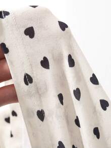 DAZY Women's Polka Dot Sheer Long Sleeve Round Neck Base Layer Top Spring Summer - Light Grey - View 9