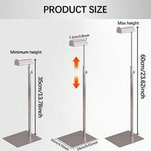 Stainless Steel Handbag Display Rack, Upgraded Adjustable Round Inner Bar, Gold/Silver Color Options, Multi-Functional Display For Bags / Hats / Jewelry, Suitable For Home / Boutique, Rust-Proof And Durable, Easy To Install. - multicolor - View 11