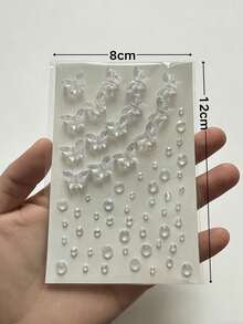 1件裝蝴蝶鑽石貼紙臉部飾品 3D自黏水鑽淚滴寶石 Y2K風格 節慶舞台妝容 演唱會電音派對 婚禮假期禮物 美妝配件 臉部身體彩繪裝飾 - 彩色 - 查看 6