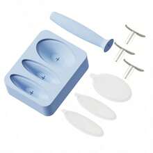 1PC Face Ice Silicone Face Ice Grid Ice Roller Makeup Products Face Ice Tool - Multicolor - View 17