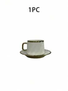 90ML/3.16oz Coffee Cup & Saucer Set, Suitable For Drinking Espresso Or Turkish Coffee - Type I - View 13