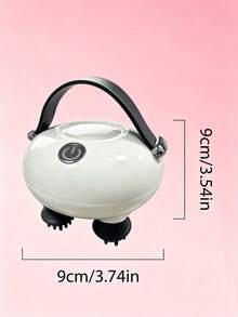 JMMO 1 Masajeador Eléctrico de Cuero Cabelludo, Portátil y Recargable, Manual con Correa Antideslizante, Un Regalo para Hombres y Mujeres (1100mAh) - Multicolor - Ver 7