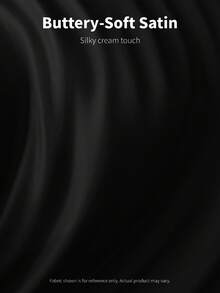 Siren Gaze 女款純色垂墜式抹胸上衣與寬腿褲優雅兩件套 - 黑色 - 查看 8
