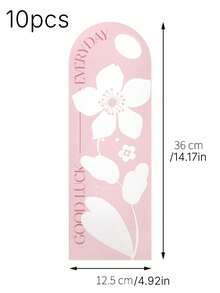 50 PCS Fresh Flower Cards - Valentine's Day Single Flower Box - Handheld Flower Cards, DIY Floral Arrangement Box - Wholesale Flower Handheld Cards For Florists - Women's Single Party - Flower Decoration Cards - Wedding Gift Giving Party, Women' - multicolor - View 15
