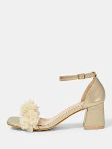 CUCCOO HITCHD Women's High Heel Sandals Summer - Gold - View 8