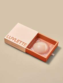 LUVLETTE 可重复使用的粘性硅胶隐形乳贴——修身T恤和婚纱的理想之选 - Almond - 查看 10