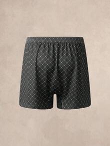 EverLounge Men's Boxers Shorts All‑Over Rhombus Polka Dot Pattern Lounge Wear, Relaxed Daily Intimate Bottoms - Multicolor - View 2