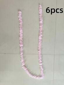 1/3/6/12 piezas Guirnalda de enredadera de cerezo artificial y glicina, cuerda de flores falsas de tela de seda reutilizables para decoración de bodas, fiestas, hogar, reuniones familiares, patio, pared, habitación, dormitorio y decoración festiva - Rosa Pálido - Ver 10