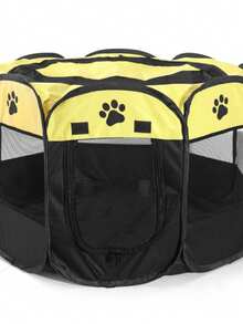 1PC Portable Foldable Pet Tent Kennel Octagonal Fence Puppy Shelter Easy To Use Outdoor Easy Operation Large Dog Cages Cat Fences - Multicolor - View 11