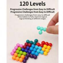 Beads Building Blocks Game, Suitable For Multi-Player Tabletop Game - Multicolor - View 4