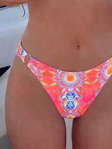 Swim Mod 2026 Spring/Summer Women's Sexy One-Piece Swimsuit, Push-Up Small Bust, Slimming Fit, Vintage Style, New Two Pieces Bikini Set For Beach Photos - Multicolor - View 3