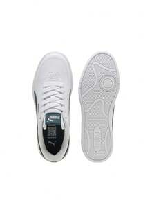 Puma حذاء رياضي كلاسيكي نظيف جونيور للأطفال أبيض / أخضر تيرين 403750 04 - أخضر داكن - مشاهدة 4