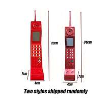 Joivida 1Pc Vintage Telephone Brick Phone Simulation Model – Chinese-Style Costume Prop For Stage & Window Decor - Multicolor - View 9
