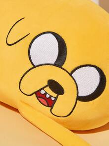 ADVENTURE TIME X SHEIN قطعة واحدة دمية كرتونية محشوة، مصنوعة من مادة ناعمة مع تطريز رائع، يمكن وضعها على الأريكة أو في السيارة للديكور، مناسبة كهدية - متعدد الألوان - مشاهدة 6
