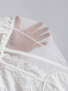 Soleia New Back To School Casual Cottagecore Vacation Western Beach Wedding Guest Graduation Brunch Women's St. Patrick's Day Spring Break Easter - White - View 9