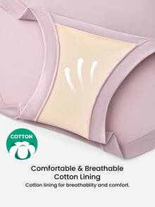 LUVLETTE 3件組高腰基礎款無痕內褲女款內衣套裝-休閒舒適 - 彩色 - 查看 5
