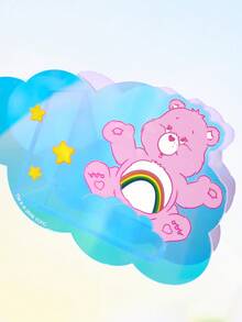 SHEIN X Care Bears 卡通鳳梨屋透明壓克力桌面收納盒，可愛桌面儲物盒，適用於化妝刷、文具與化妝品，適合女孩、學生與辦公室人員 - 彩色 - 查看 3