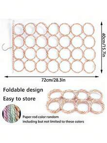 1pc Durable Non-Slip Multi-Functional Climbing Rope Net Toy For Cage, Bird Perch Swing Ladder Bridge Hammock, Small Pet Exercise Toy For Rats Parrots Birds (Random Color) - Multicolor - View 4